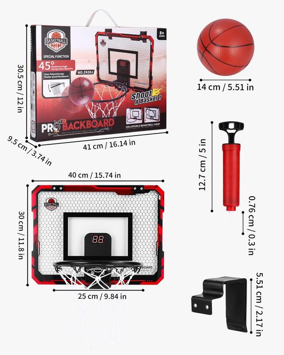 Actual product image Xespis Basketball hoop