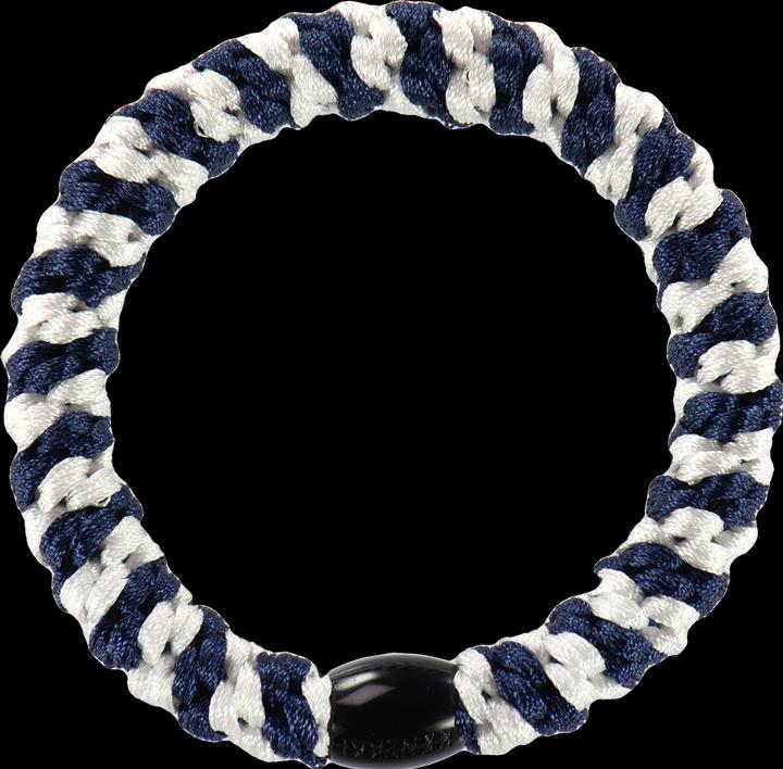 Produktbild Kknekki White Navy Stripe (Haargummi)