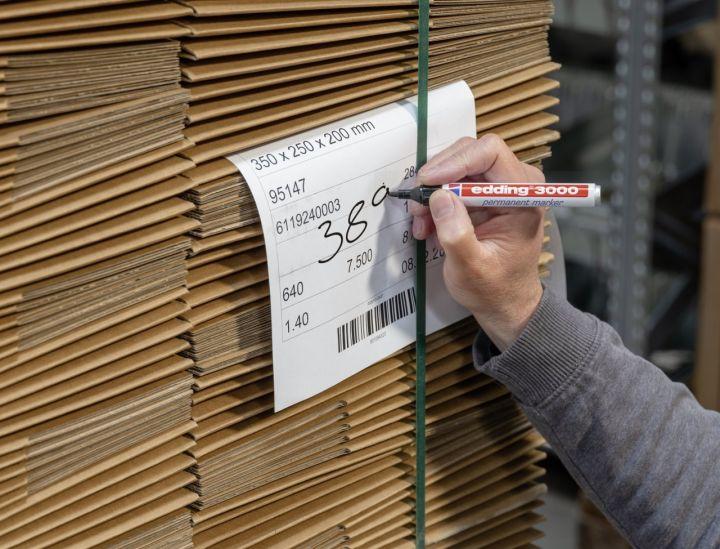 Image du produit Edding Marqueur permanent 3000 (Brun foncé, 1.50 mm, 1 x)