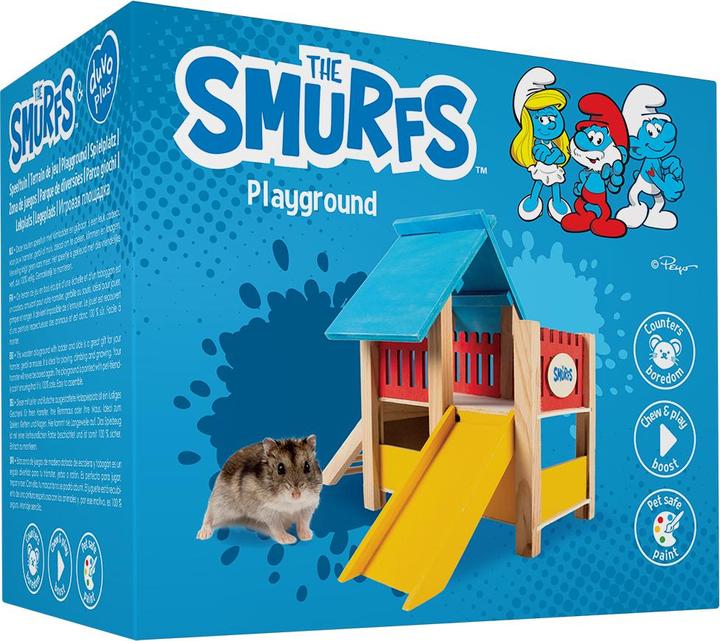 Produktbild Duvoplus + + SMERFS SPIELZEUG-NAGERSPIELPLATZ 25x20x21cm 13584