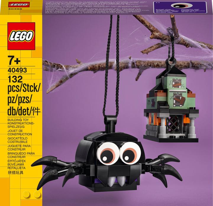 Image du produit LEGO Araignée et maison hantée Halloween (40493)