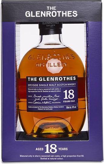 Produktbild Glenrothes 18 Years (Single Malt, Scotch Whisky, 1 x 70 cl)