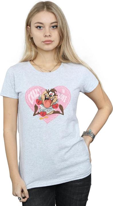 Produktbild Looney Tunes Taz Valentine's Day Crazy In Love TShirt (XL)
