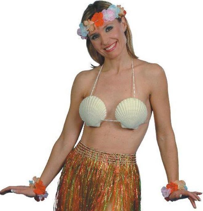 Produktbild Smiffys Hawaii - Muschel BH (One Size)