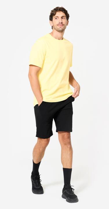 Actual product image Domyos Men's breathable T-shirt - pastel yellow (S)