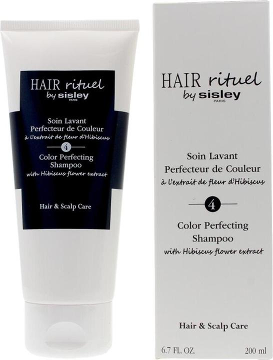 Produktbild Hair Rituel by Sisley Soin Lavant Perfecteur de Couleur Ã l'extrait de fleur d'Hibiscus (200 ml, Flüssiges Shampoo)