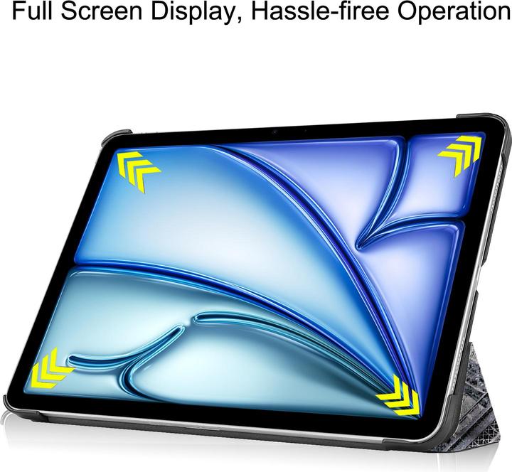 Produktbild Lobwerk Cover für Apple iPad Air 10.9 2020/2022 4/5 Generation iPad Air 11 2024 M2 11 Zoll Slim Schutzhülle (X)