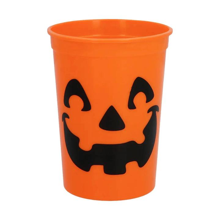 Produktbild Boland Satz 4 Plastik Trinkbecher Kürbis 300ml (4 x)