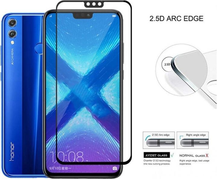 Immagine prodotto Screenguard Honor 8X Pellicola di vetro protettiva a schermo intero 2.5D 9H (1 Pezzo/i, Honor 8X)