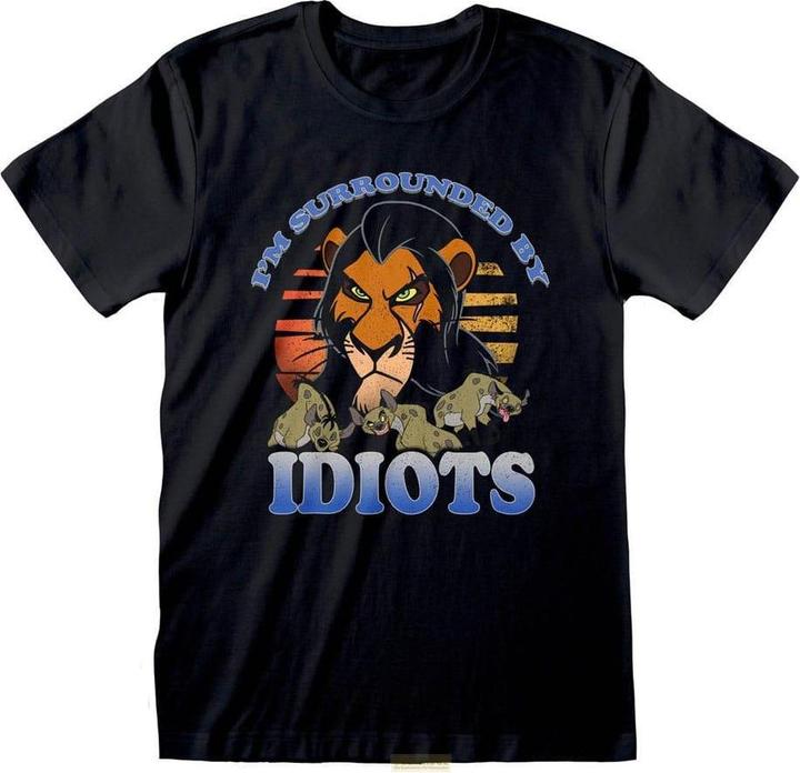 Produktbild Heroes Inc Le Roi lion T-Shirt Surrounded By Idiots (XL) (XL)