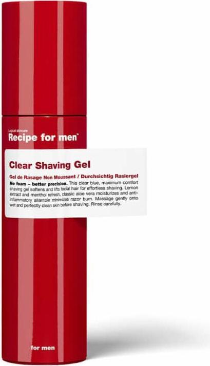 Image du produit Recipe for men Gel à Raser Non Moussant (100 ml, Gel de rasage)