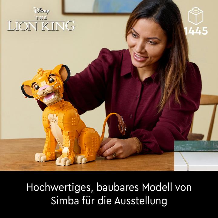 Produktbild LEGO Simba, Der junge König der Löwen (43247, LEGO Disney)