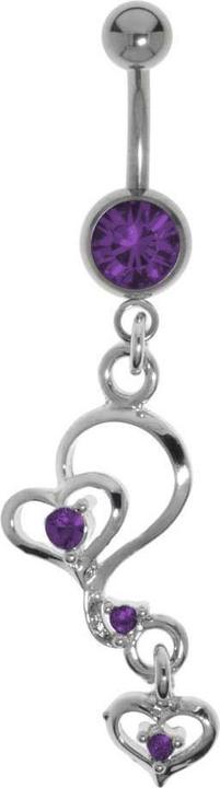 Bijouteria Bauchpiercing (Titan, Messing, Kristall)