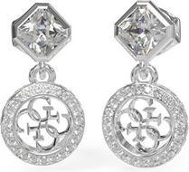 Guess 4G Crush Steel Pendant Earrings JUBE04154JWRHT/U
