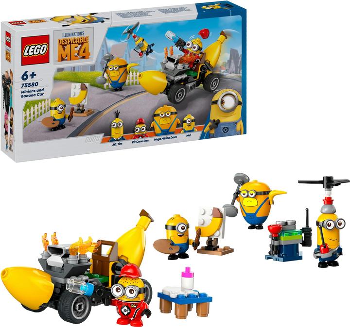 Produktbild LEGO Minions und das Bananen Auto (75580, LEGO Minions)