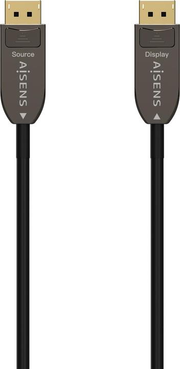 Immagine prodotto Aisens CAVO DISPLAYPORT 1.4 AOC 20M NEGRO - Cavo - Digitale/Display/Video (20 m, DisplayPort)