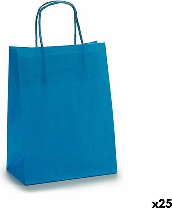 Produktbild Pincello Papiertaschen 18 x 8 x 31 cm Blau (25 Stück) (Geschenktüte, 25 x)