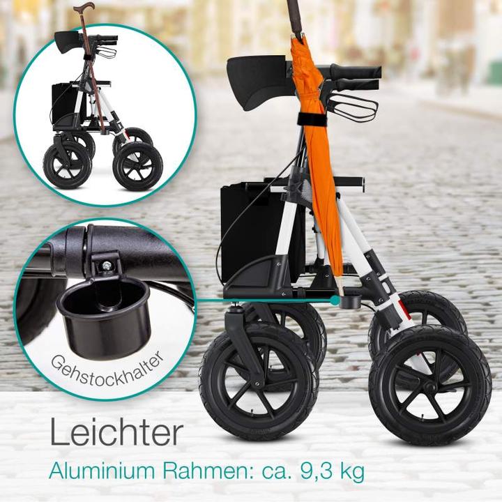 Actual product image Aktivshop Outdoor rollator with pneumatic tyres Comfort