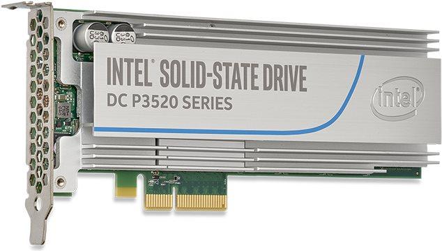 Image du produit Intel SSD Flash DC P3520, 2TB, PCI-Express (2000 Go, PCI-Express)