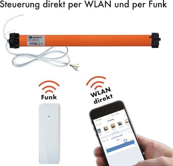 Actual product image Kaiser Nienhaus Radio tubular motor roller shutter drive Favorit
