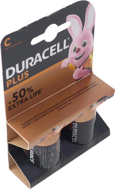 Produktbild Duracell Plus (2 Stk., C, 7750 mAh)