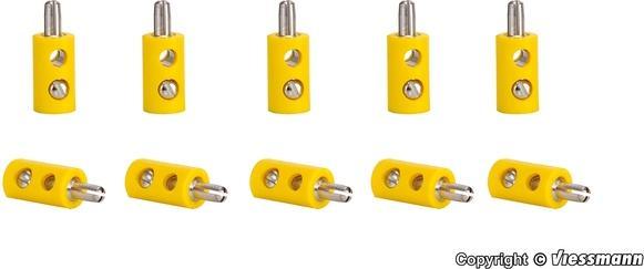 Produktbild Viessmann Querlochstecker gelb