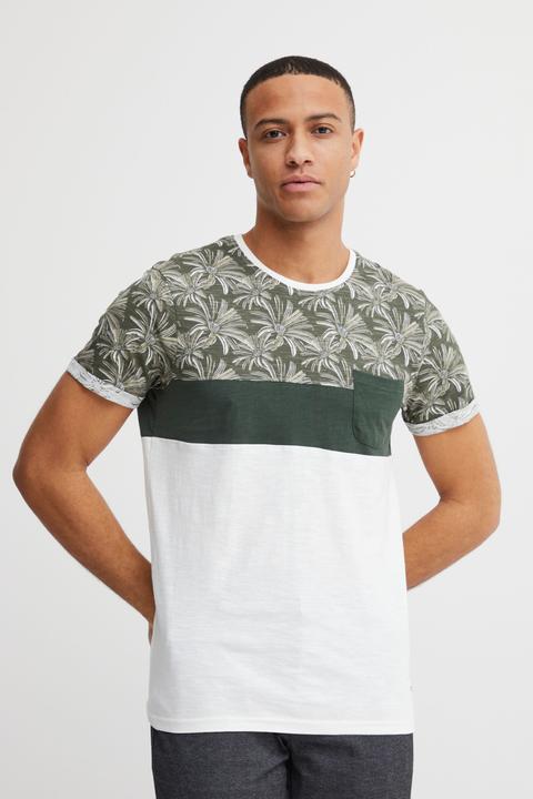 Immagine prodotto Solid Florian T-Shirt Con Disegno Maglietta A Manica Corta Da Uomo Con Girocollo In Cotone 100% (L)