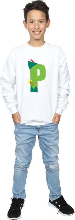 Produktbild Disney Alphabet P Is For Peter Pan Sweatshirt Jungen (128)