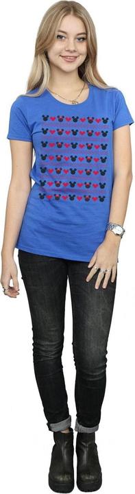 Immagine prodotto Disney Mickey And Minnie Christmas Hearts Maglietta Donna (L)