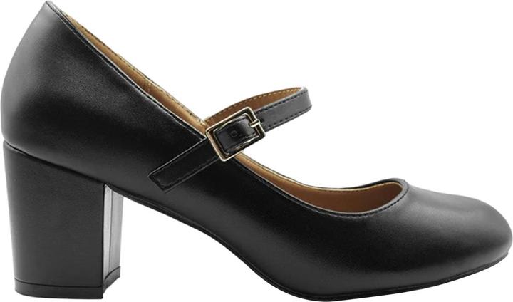 Actual product image Where's That From Womens/Ladies Araceli Extra Wide Block Heel Mary Janes (40.5)