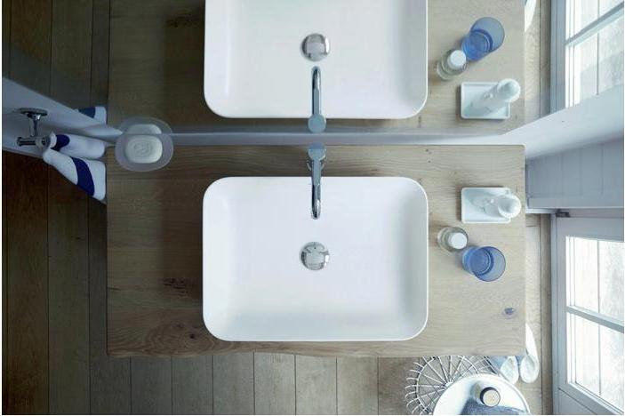Produktbild Duravit Aufsatzbecken CAPE COD o ÜL ohne Hahnlochbank 430x430mm weiss WG (430 mm, 430 mm)