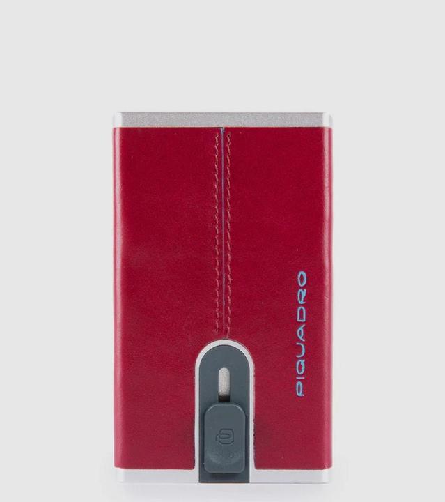Produktbild Piquadro PP4825B2R/R Brieftasche, Kartenetui und Reisedokumentenhalter Rotes Leder, Metall