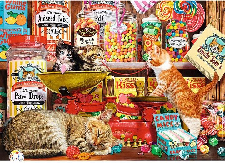 Image du produit Trefl Pz. Chats gourmands 1000T (1000 pièces)