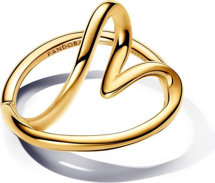 Actual product image Pandora Organic moulded heart ring (52)