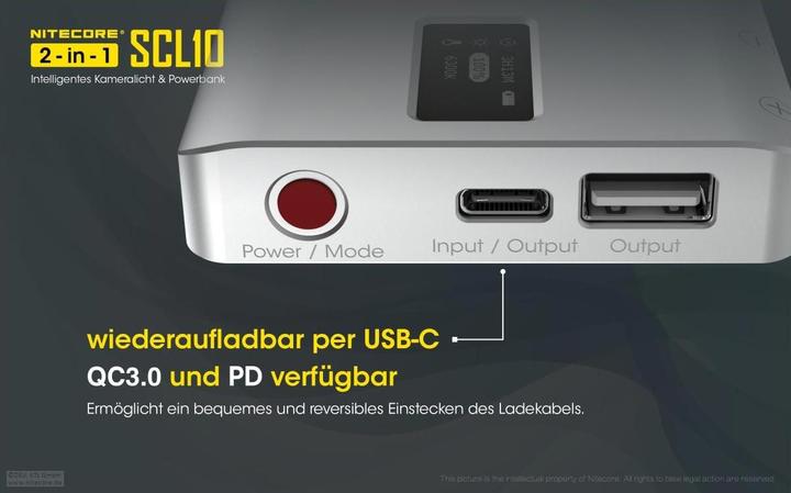 Image du produit Nitecore SCL10 Kameralicht (Autres lumières permanentes)