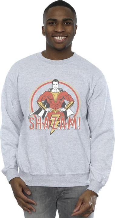 Image du produit - Sweat SHAZAM RETRO CIRCLE DISTRESSED - Homme (L)