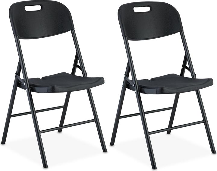 Relaxdays 2x chaises-de-jardin