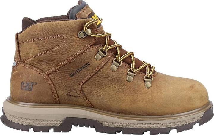 Actual product image Cat Mens Exposition Hiker Leather Safety Boots (S1, 44)