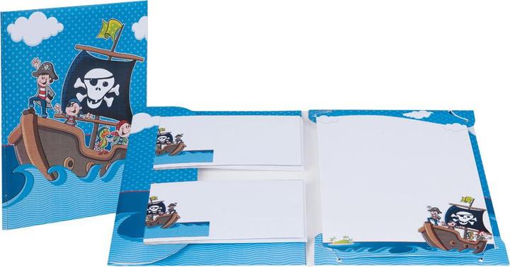 Produktbild Rössler Kinder-Papeterie Piraten (165 x 235 mm, 10 x)