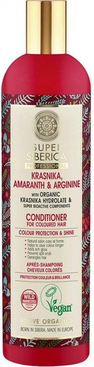 Produktbild Natura Siberica Super Krasnika Amaranth & Arginin Conditioner für coloriertes Haar, 400 ml (400 ml)