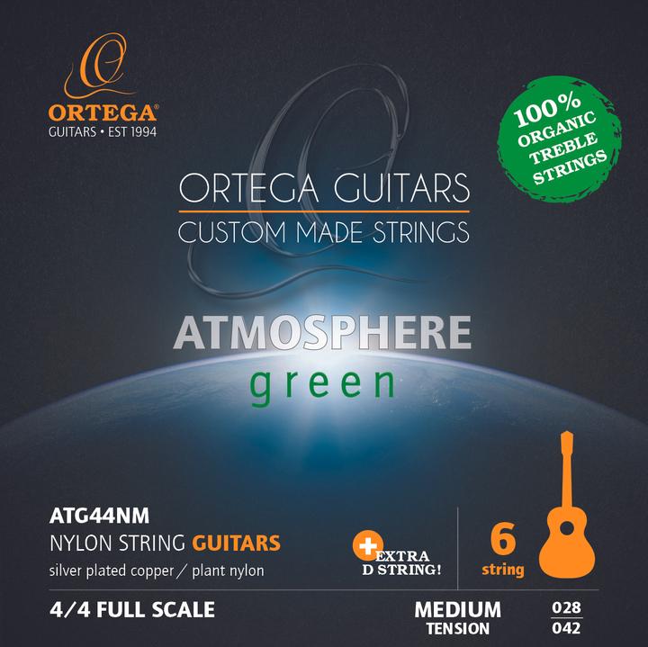 Actual product image Ortega Nylon strings guitar - medium tension - organic (Guitar)
