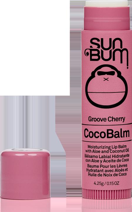 Sun Bum Lèvres Moisturizing Lip Coco Balm - Groove Cherry