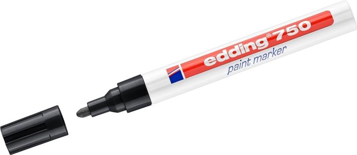Image du produit Edding Marqueur peinture 750 (Noir, 2 mm, 1 x)