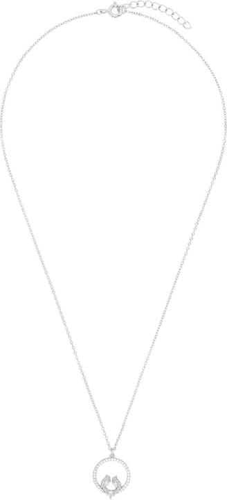 Immagine prodotto Amor Halsschmuck für Damen, 925 Sterling Silber, Zirkonia synth. | Vogel (Argento 925)