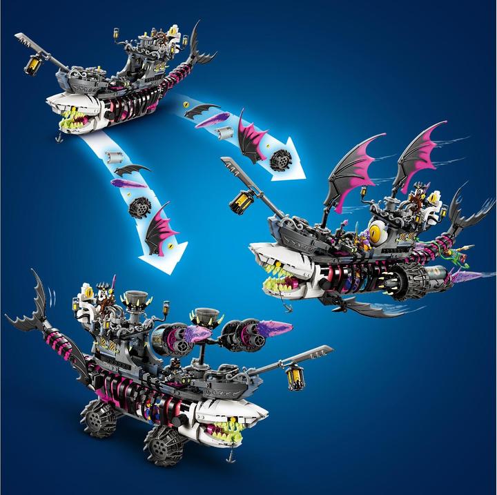 Actual product image LEGO Nightmare Shark Ship (71469, LEGO Dreamzzz)
