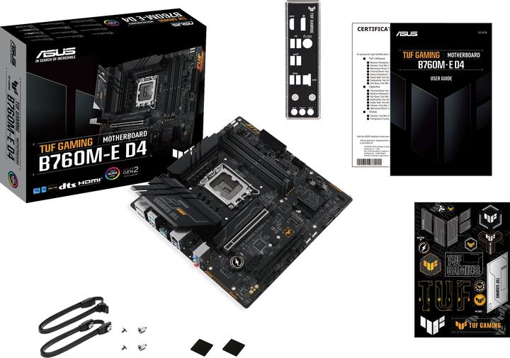 Produktbild ASUS TUF GAMING B760M-E D4 (LGA 1700, Intel B760, mATX)