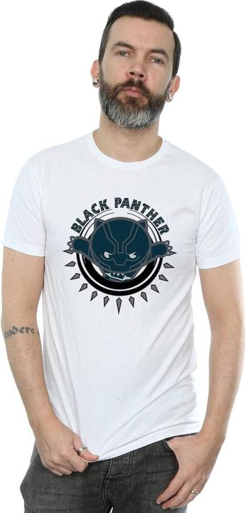 Actual product image Mens Kawaii Black Panther Pounce T-Shirt (XXL)