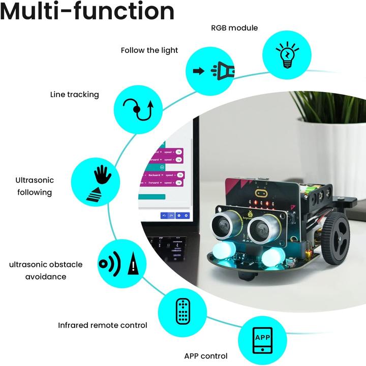 Keyestudio Microbit V2.2 Starter- und Car-Kit