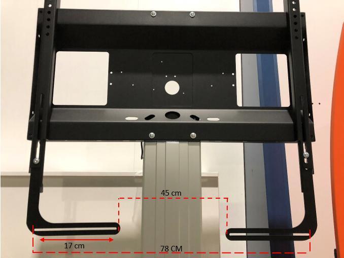 Actual product image Celexon Soundbar holder for display stands Professional Plus and Expert series