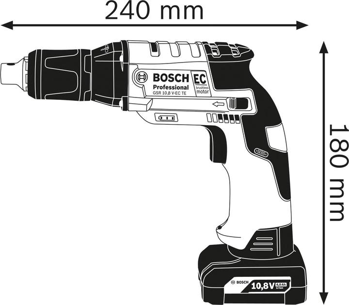 Actual product image Bosch Professional Gtb 12v-11 (Rechargeable battery operated)
